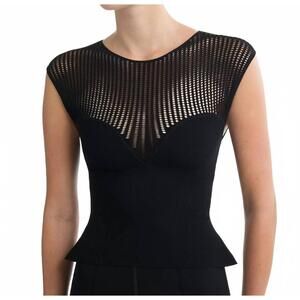 NEW DODIEE mira sweetheart top in black